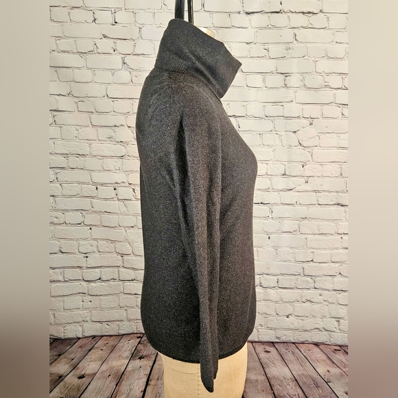 EUC Calvin Klein Jeans Dark Gray Turtleneck Tunic Sweater Size XL - Picture 4 of 8